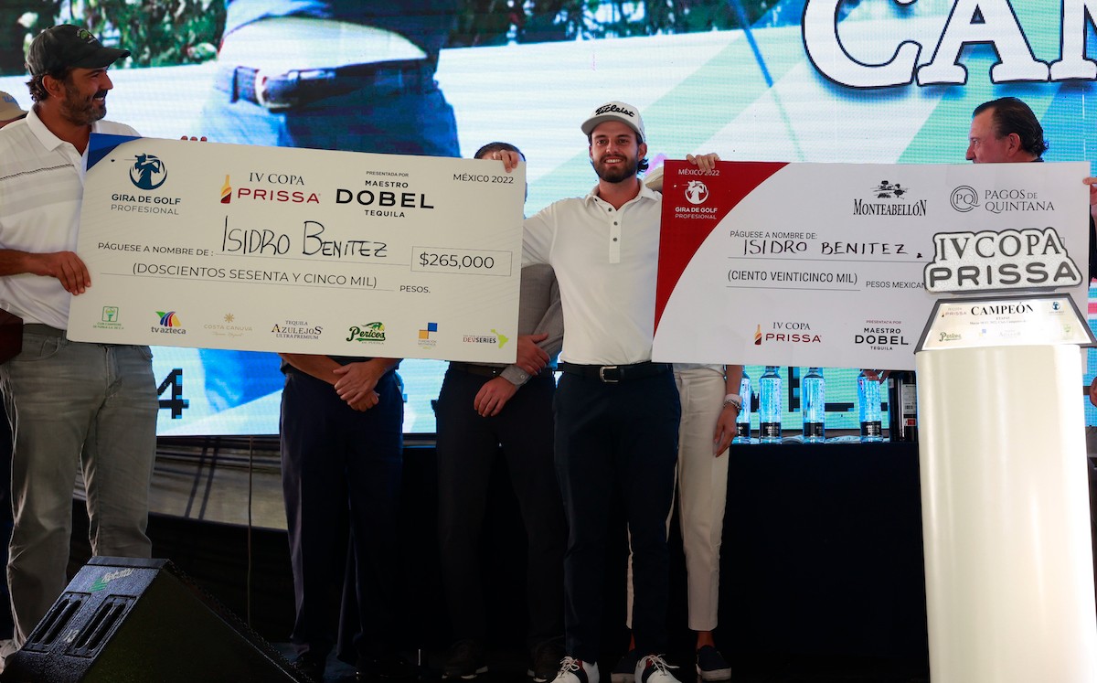 Isidro Benítez, campeón de la etapa 9 de Gira de Golf Profesional IV ...