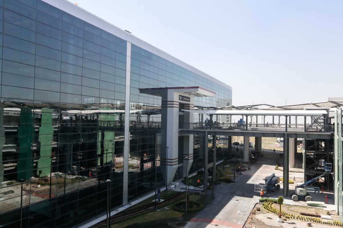 Aeropuerto Internacional Felipe Ángeles, en Santa Lucía. | Araceli López