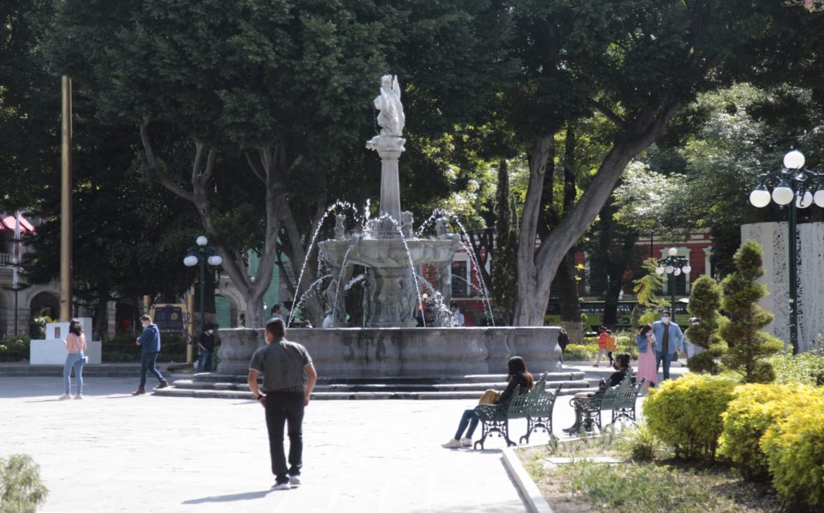 Daños en la Fuente de San Miguel en Puebla son solo pintas: Berenice Vidal | Andrés Lobato