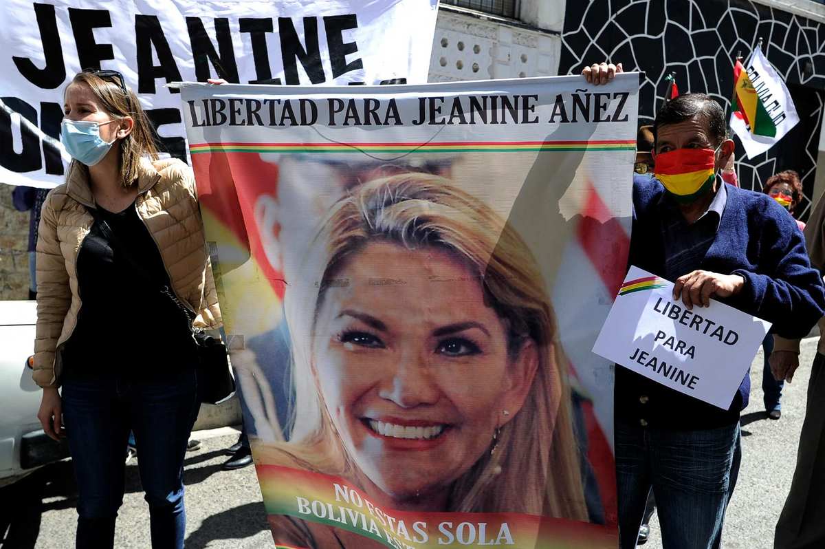 Jeanine Áñes cumple un año detenida por un intento de golpe de Estado en Bolivia (AFP)