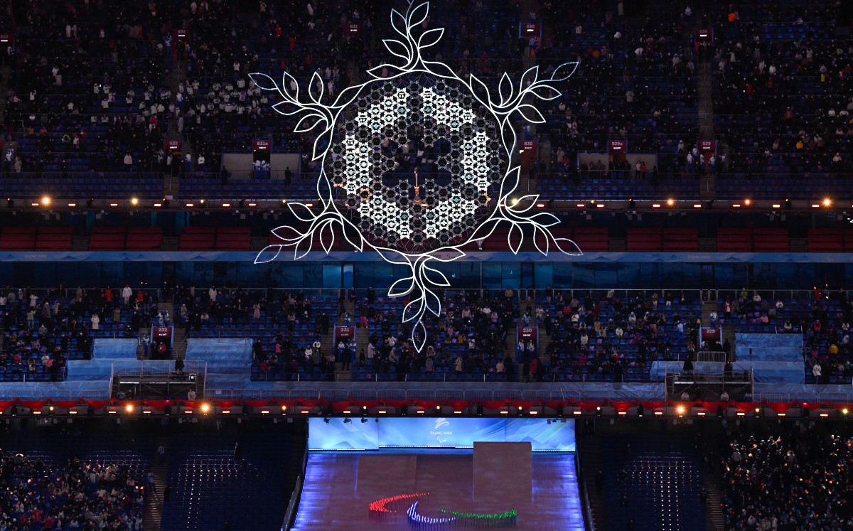 Juegos Paralímpicos de Invierno Beijing 2022 bajan el telón con mensaje de paz (AFP)
