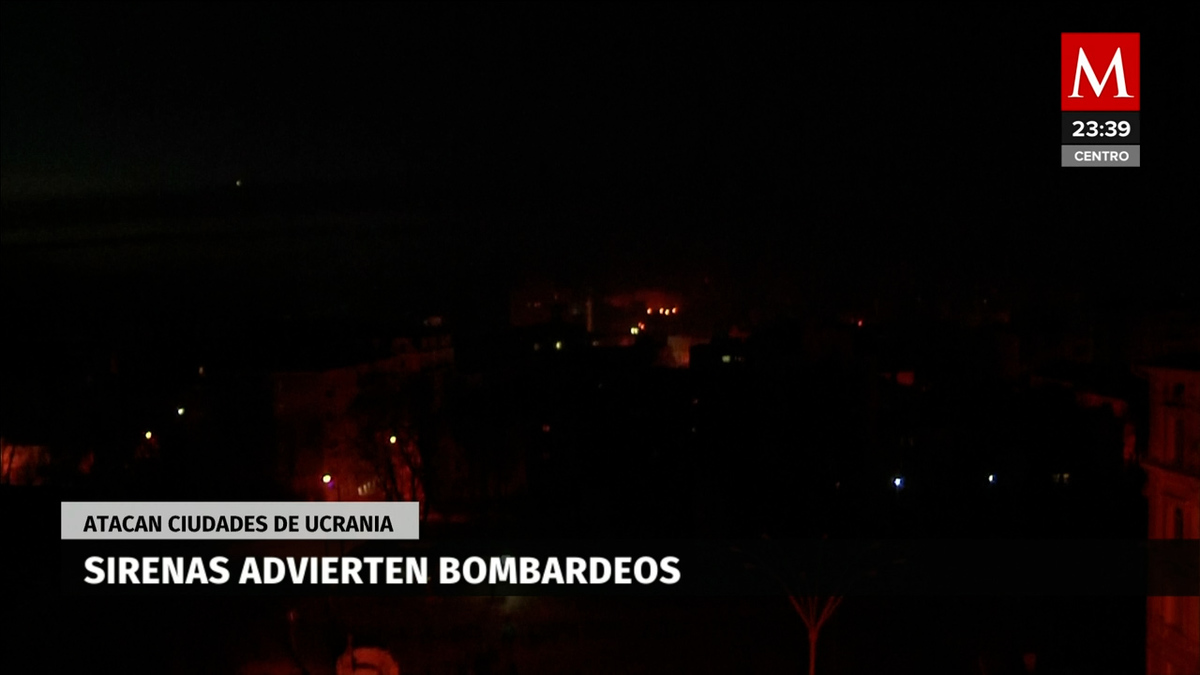 Ucrania. Captan sirenas de alerta por bombardeo