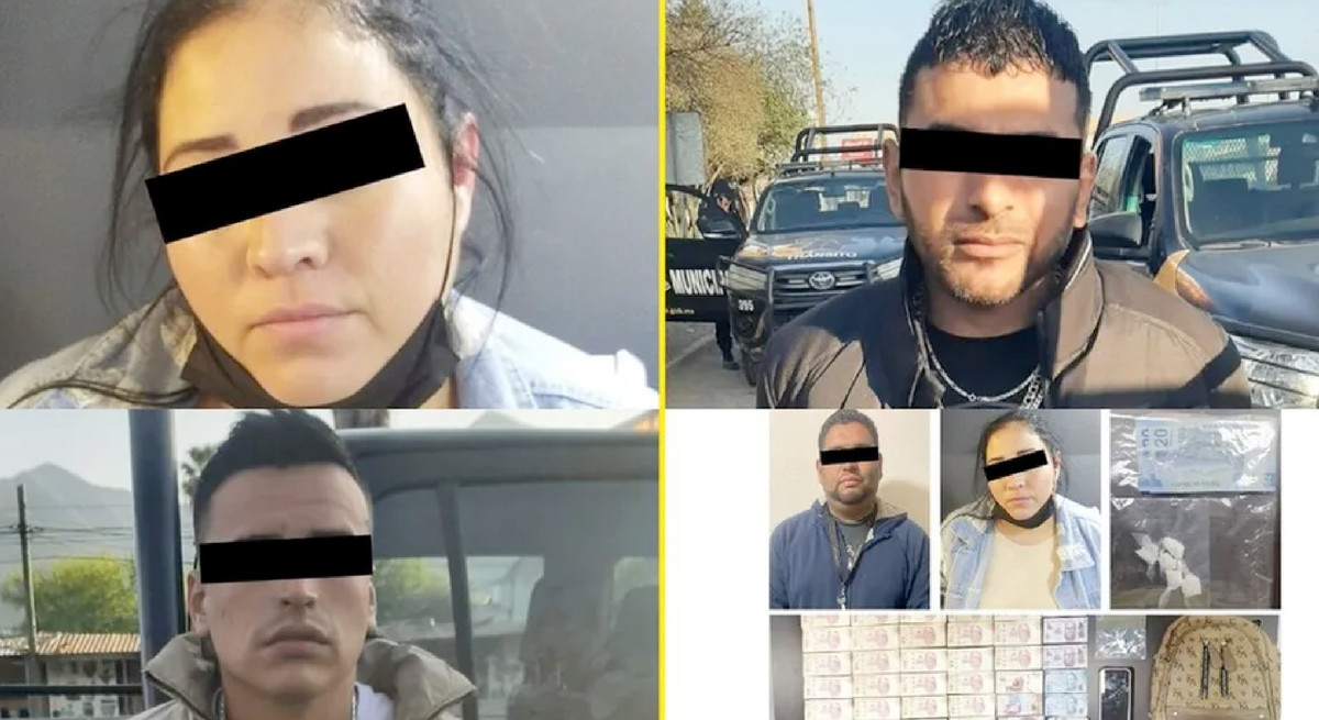 Caen tres delincuentes por robo de celular y dos por venta de droga en Santiago, NL. Foto: Especial