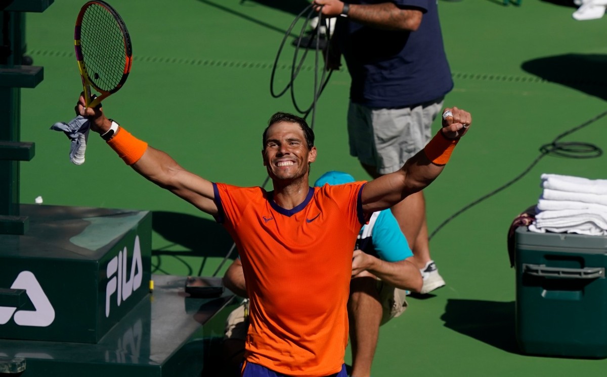 Rafael Nadal suma 400 victorias en los Masters 1000 (AP)