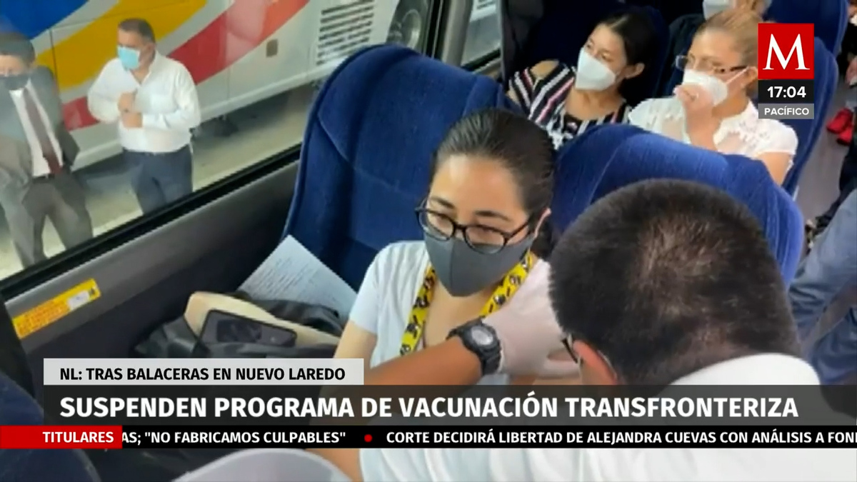 Suspenden vacunación transfronteriza por balaceras en Nuevo Laredo