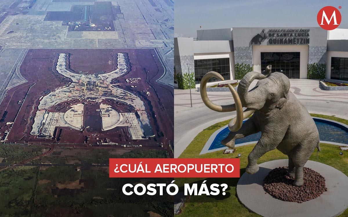 Aeropuerto de Texcoco vs Santa Lucía: ¿Qué construcción fue más cara? | Fotos: Cuartoscuro / Diseño: Mauricio Ledesma