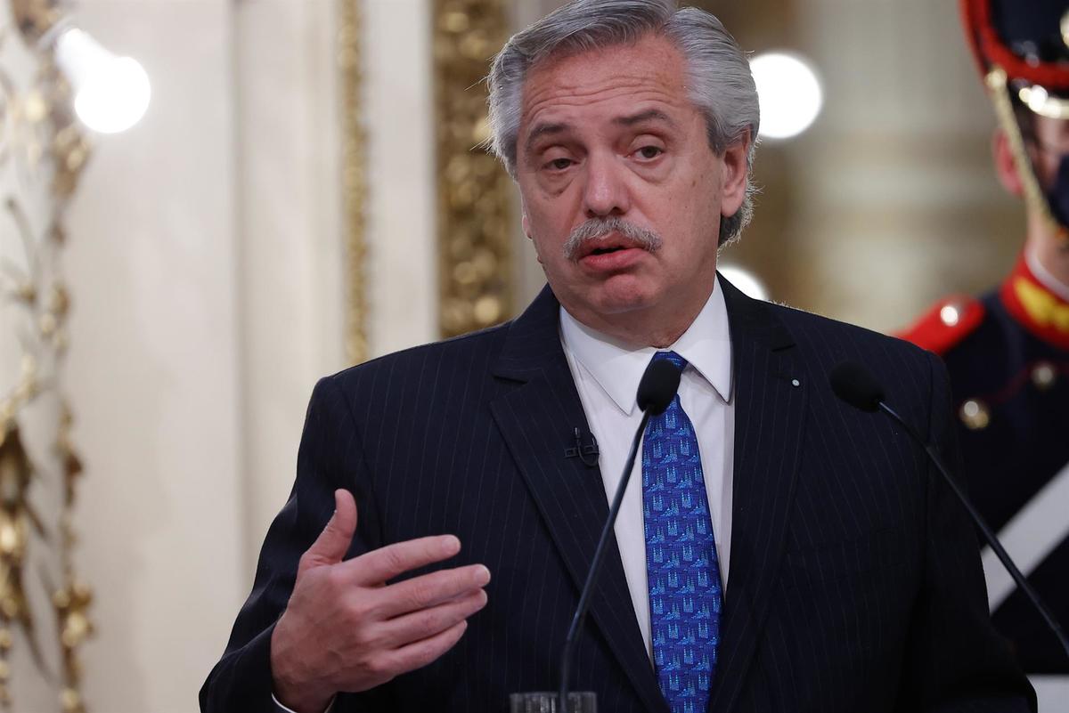 Alberto Fernández, presidente de Argentina. (EFE)