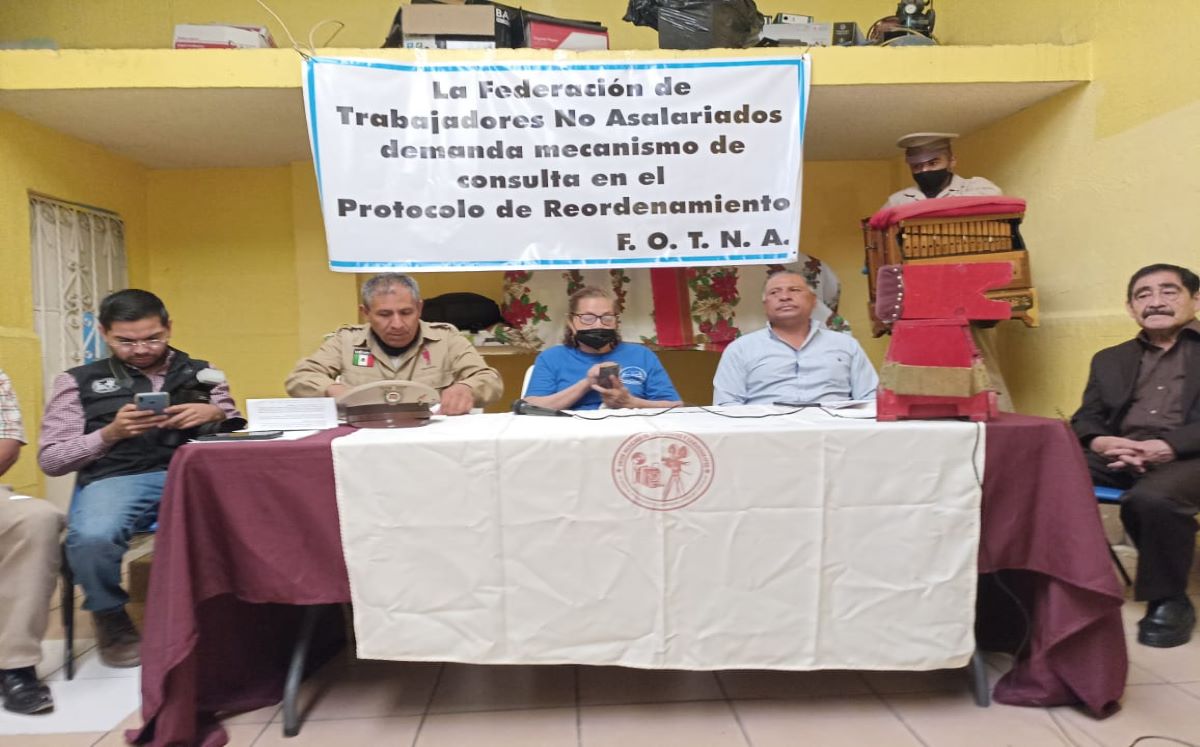 La Federación de Organizaciones de Trabajadores No Asalariados. (Enrique Luna)