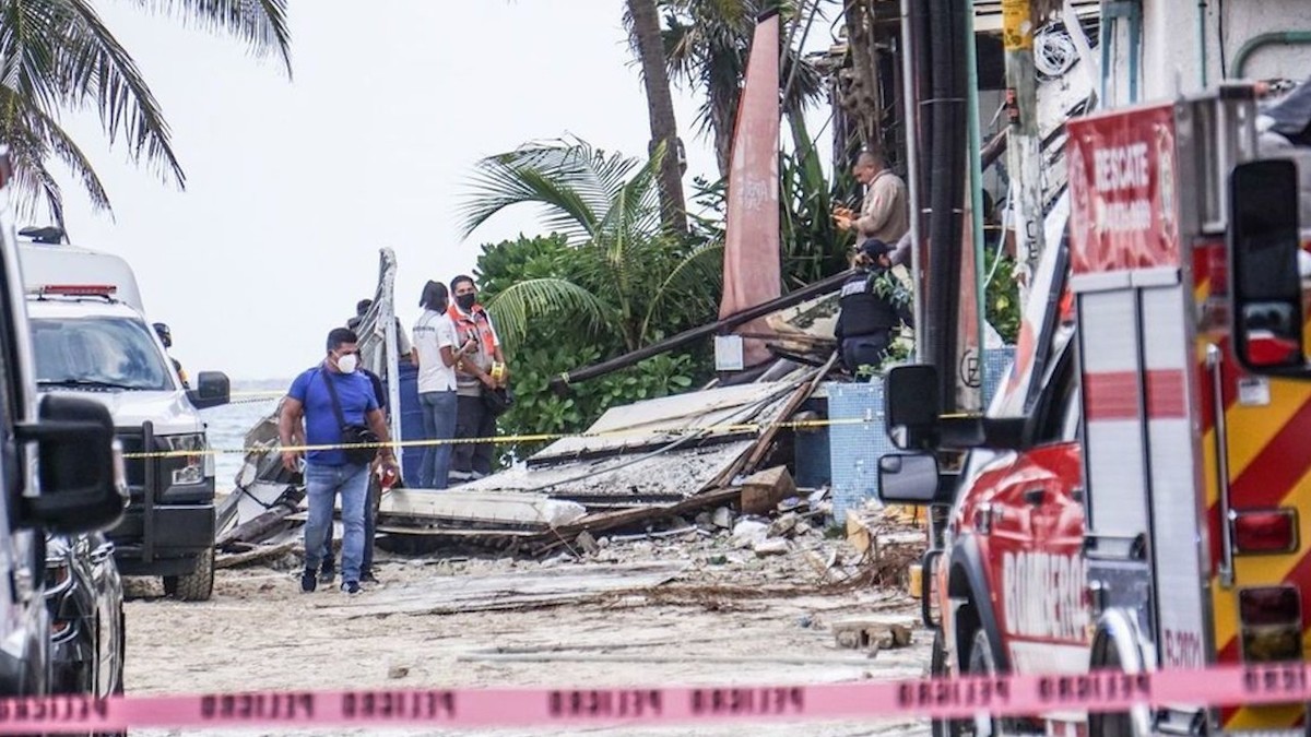 Fiscalía de QRoo identifica a las dos personas que murieron por explosión en restaurante