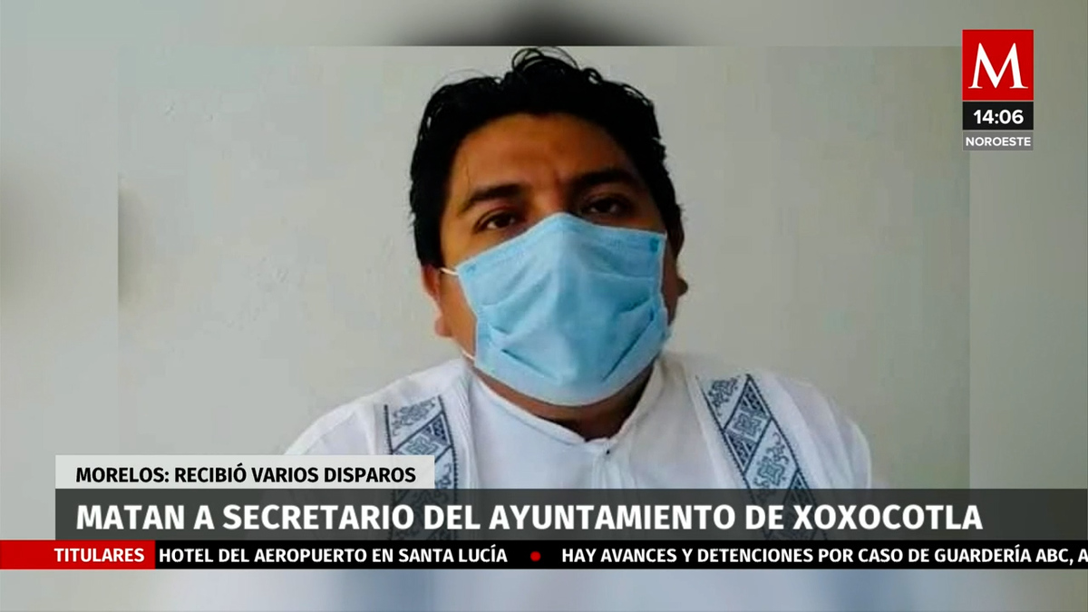 Fue asesinado el secretario del ayuntamiento de Xoxocotla, Morelos