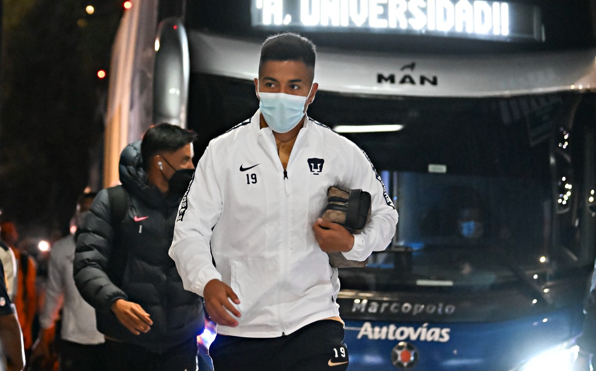 Omar Islas, jugador de Pumas (Imago7)
