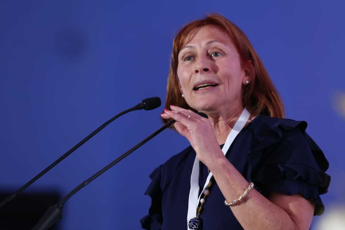 La titular de la Secretaría de Economía, Tatiana Clouthier. (Octavio Hoyos)