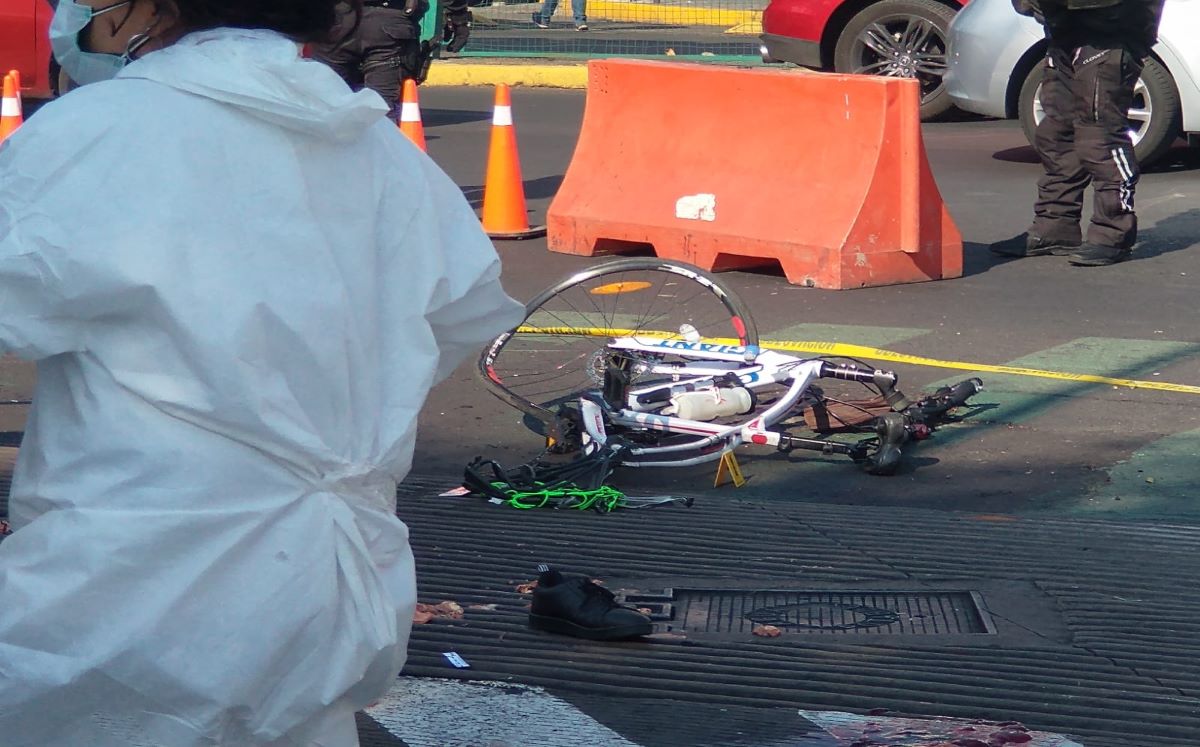 Ciclista pierde la vida luego de ser embestido por unidad de transporte público. (Carlos Tejeda)