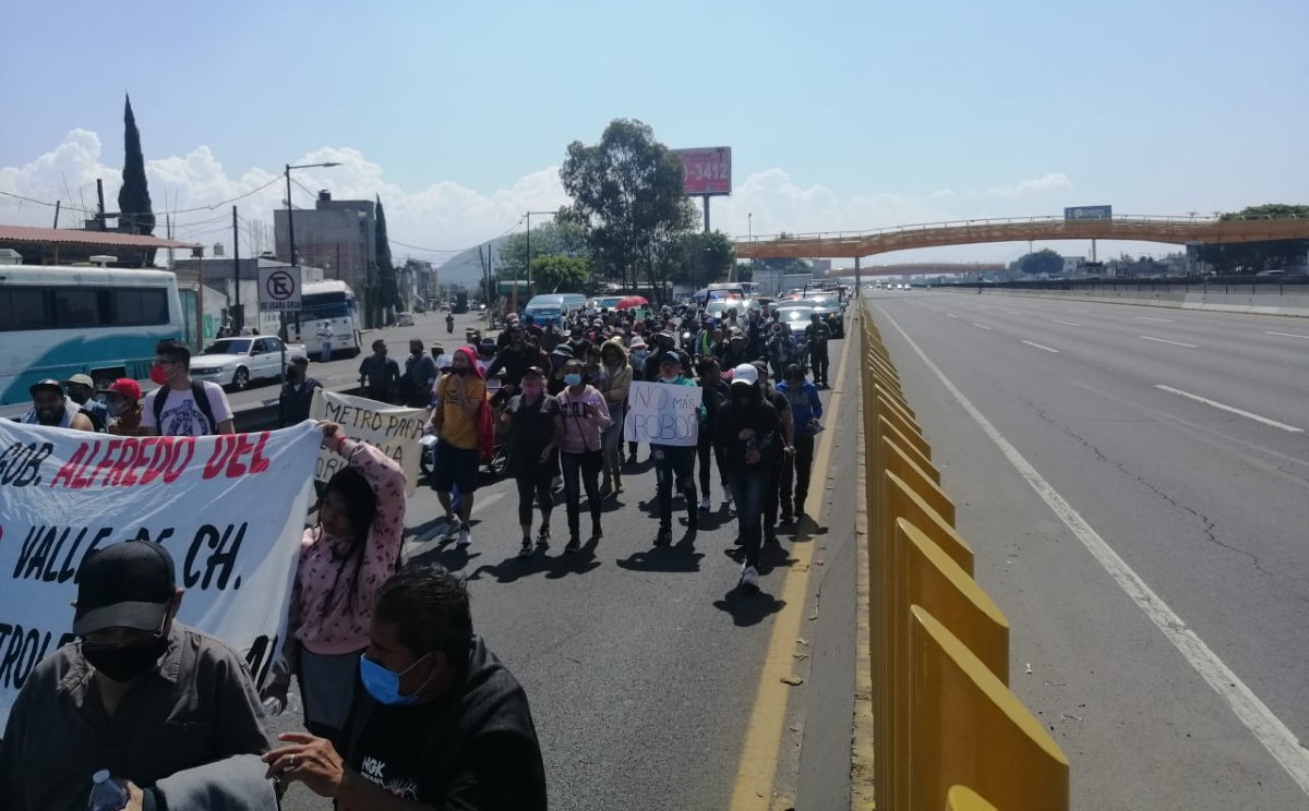 El grupo de manifestantes también exigió mayor seguridad.