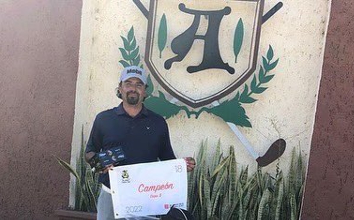 Francisco Esparza ganó la quinta etapa del Ranking profesional de golf (Twitter)