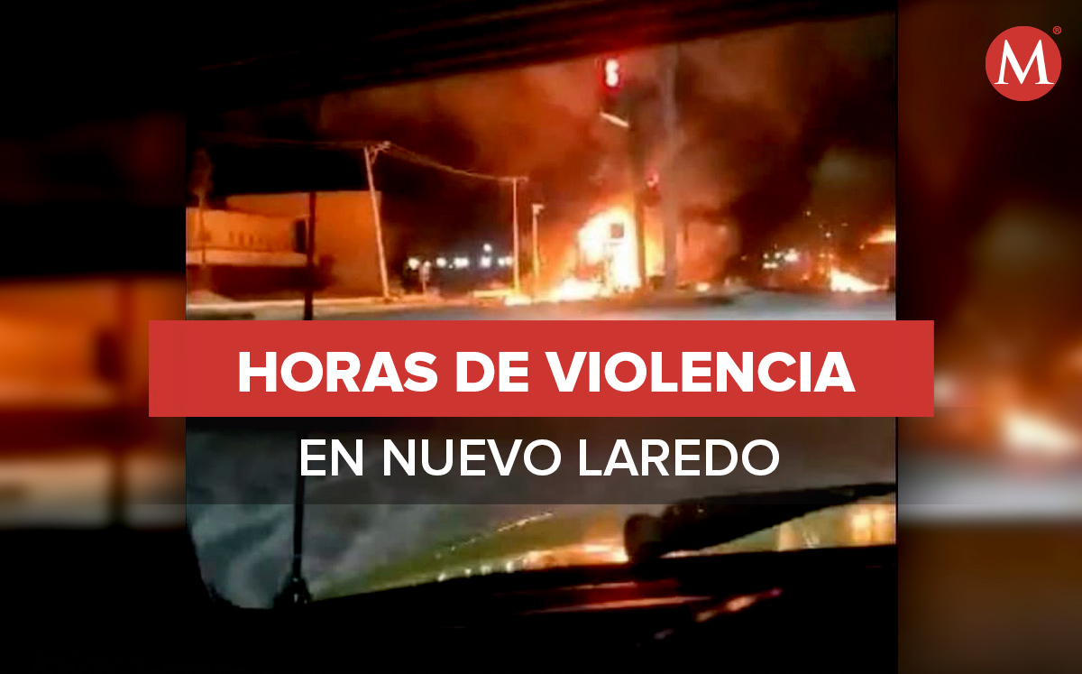Horas de violencia en Nuevo Laredo por captura de 'El Huevo'. (Cuartoscuro)