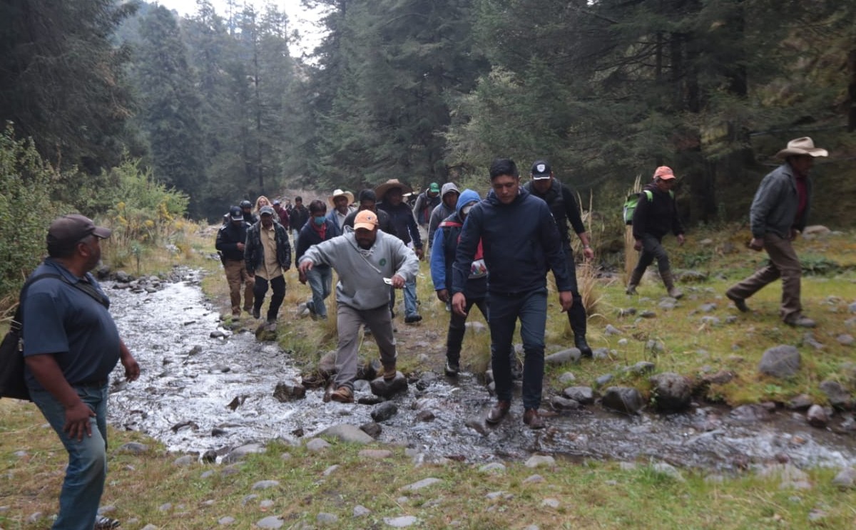 El manantial se encuentra en el paraje conocido como “el chilaquil”. (Tania Contreras)