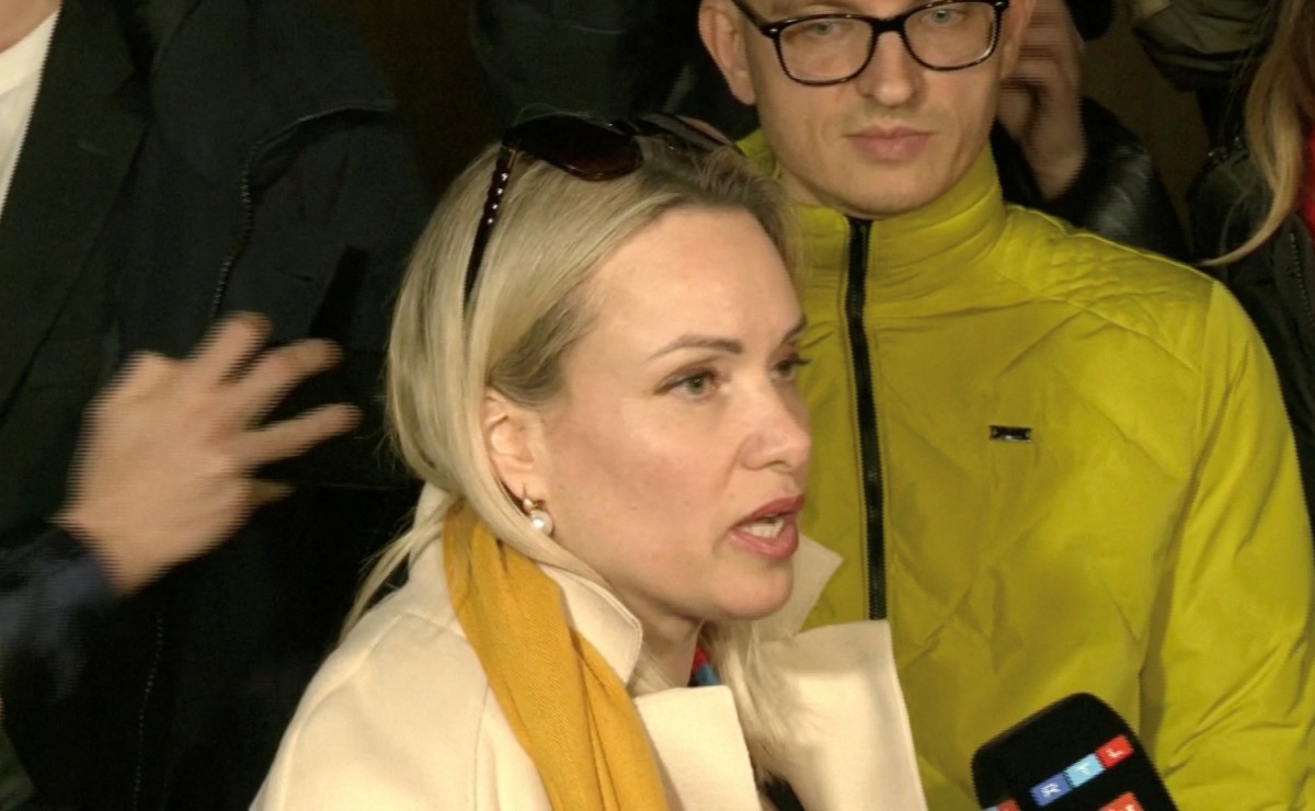 Marina Ovsiannikova, periodista rusa que protestó por conflicto en Ucrania. | Reuters