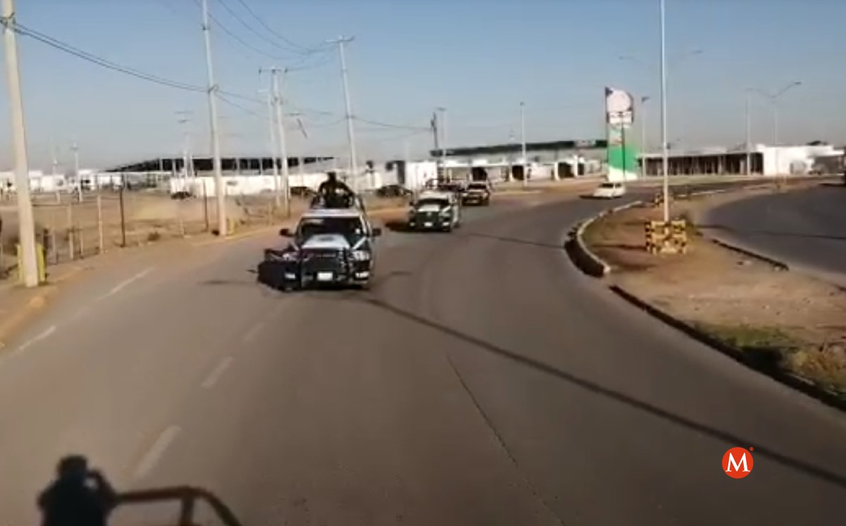 Operativo de Policía de Tamaulipas en Nuevo Laredo. (Cortesía)