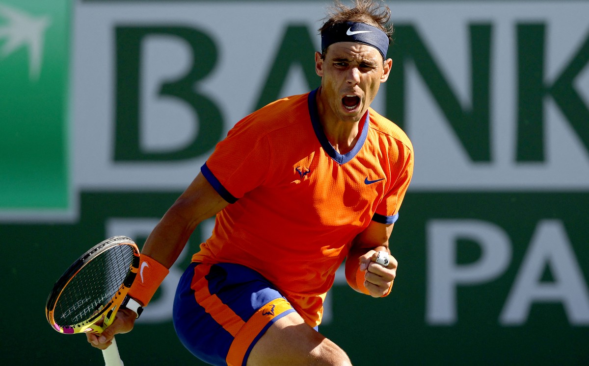 Rafael Nadal avanza a cuartos de final de Indian Wells y enfrentará a Kyrgios (AFP)