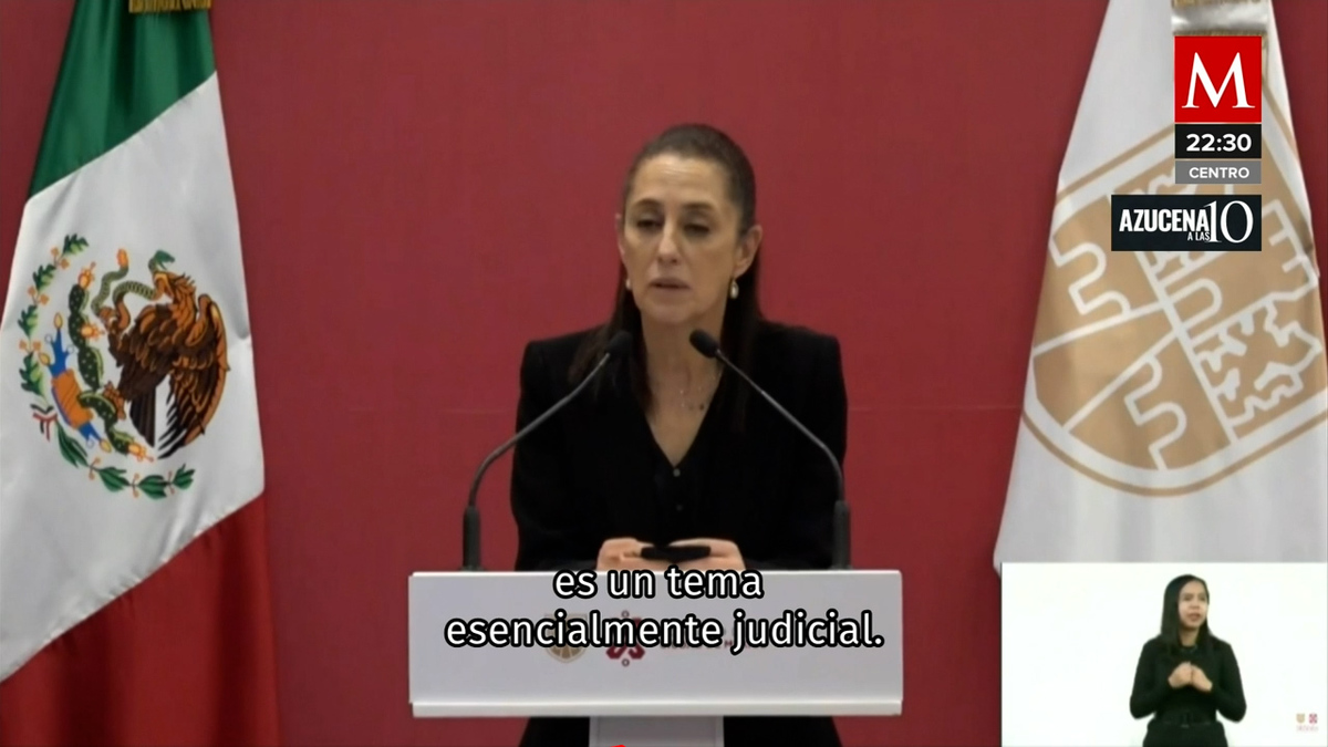 Sheinbaum niega que haya persecución política contra Sandra Cuevas