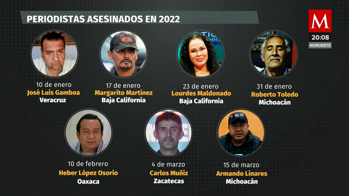Ya son 7 los periodistas asesinados en lo que va del año