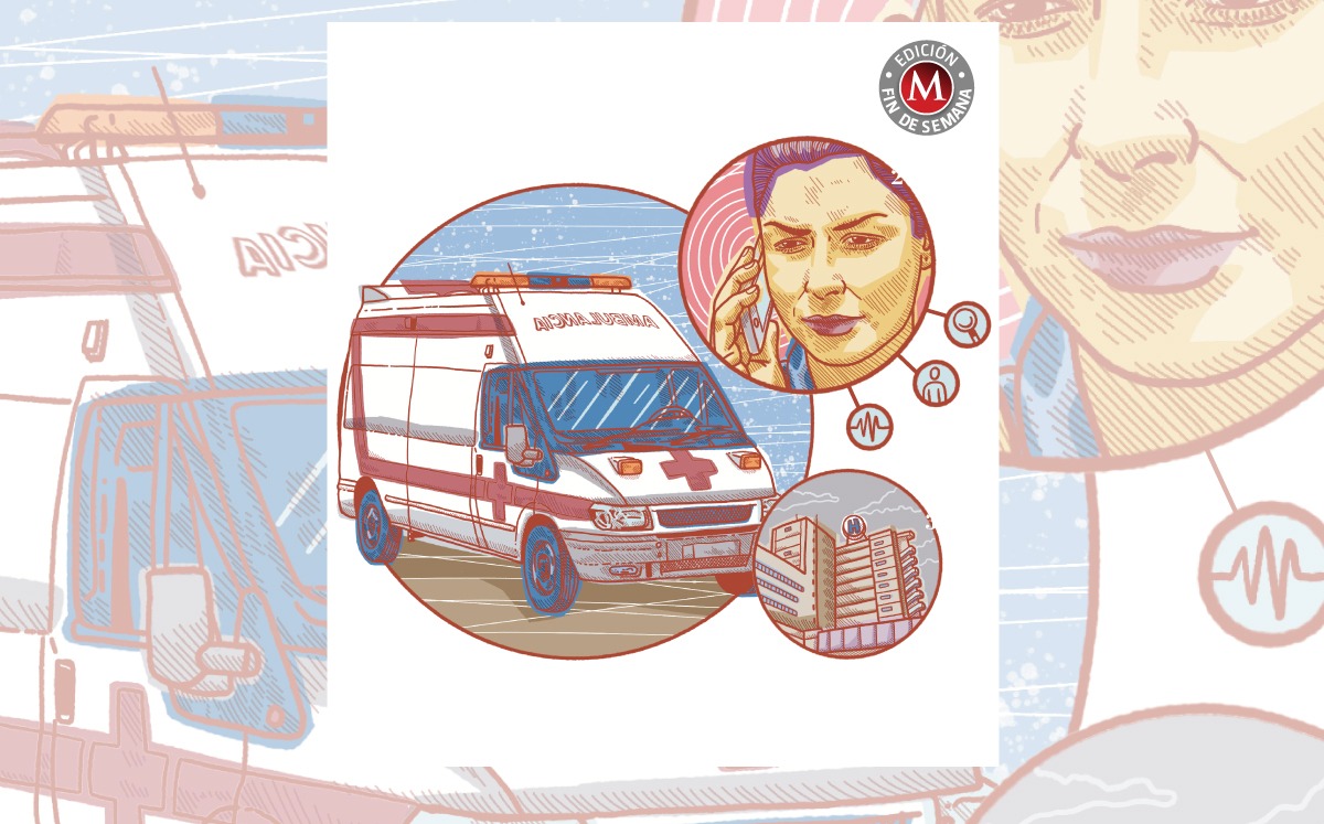 Ambulancias privadas en la Ciudad de México. (Especial)