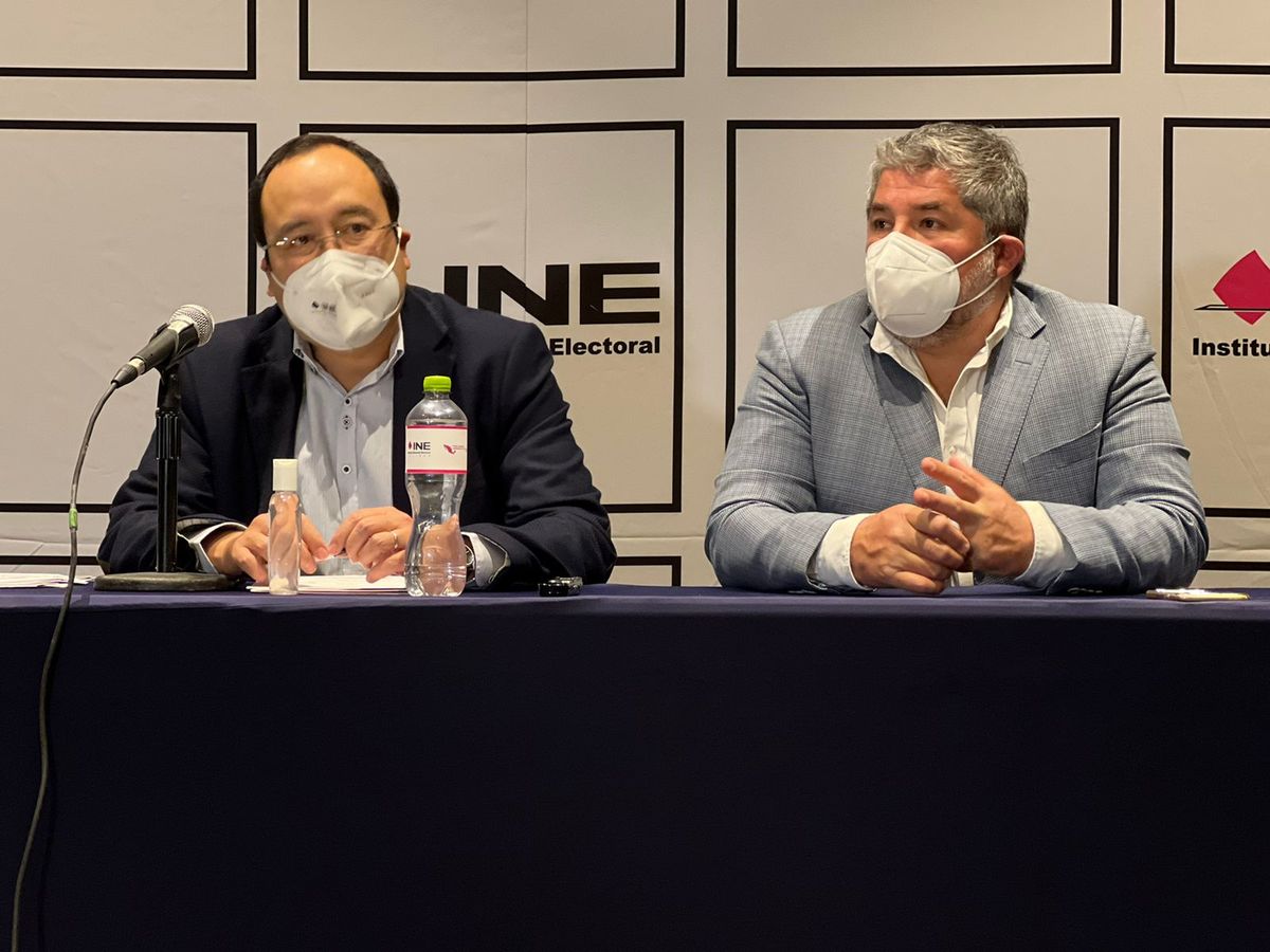 Anunció el INE los cambios en rueda de prensa. (Pablo Núñez)