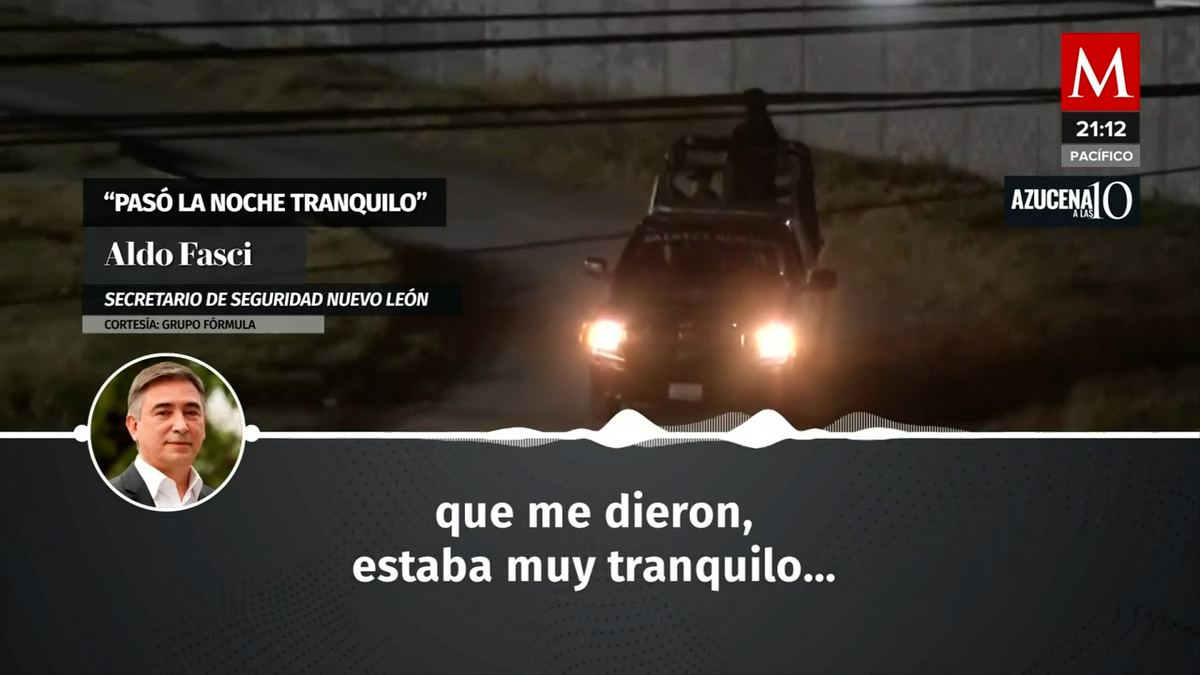 El Bronco pasó la noche solo, estaba muy tranquilo: autoridades