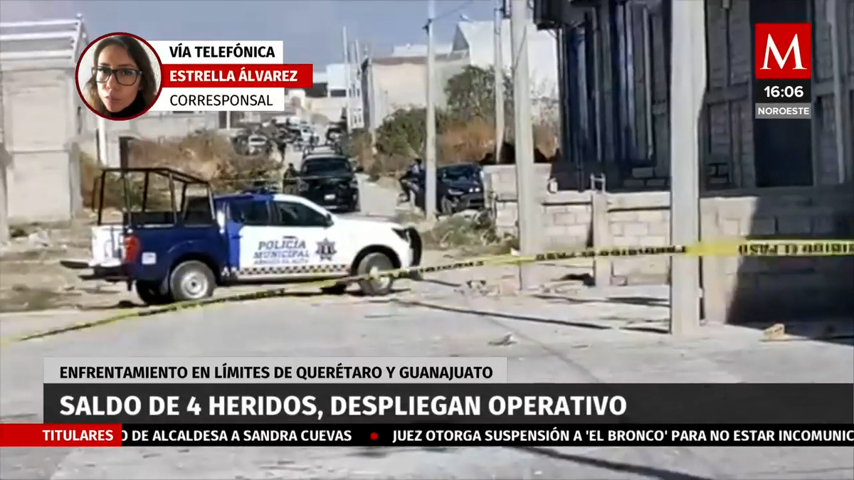 Enfrentamiento entre policías y presuntos sicarios deja 4 heridos