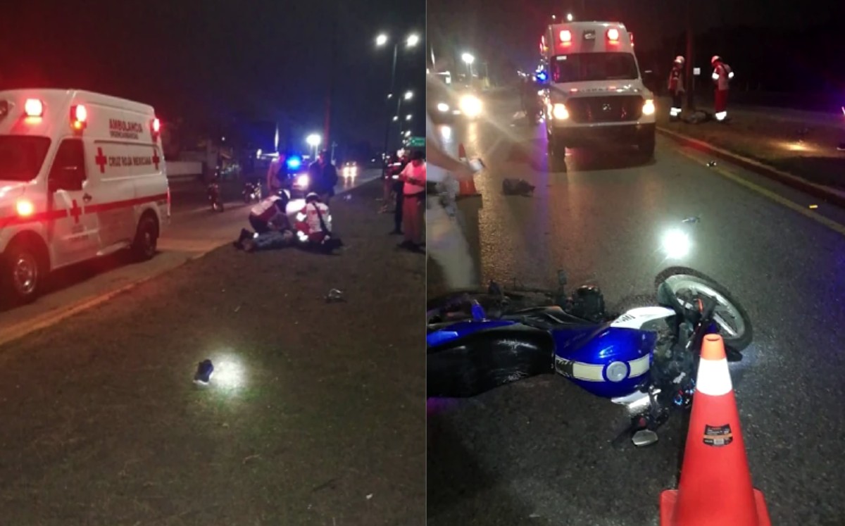 Fatal accidente de moro en Altamira.. (Anahy Meza)