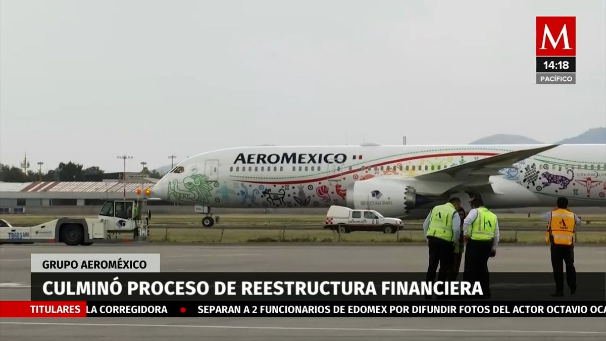 Grupo Aeroméxico culminó proceso de reestructura financiera: ASPA