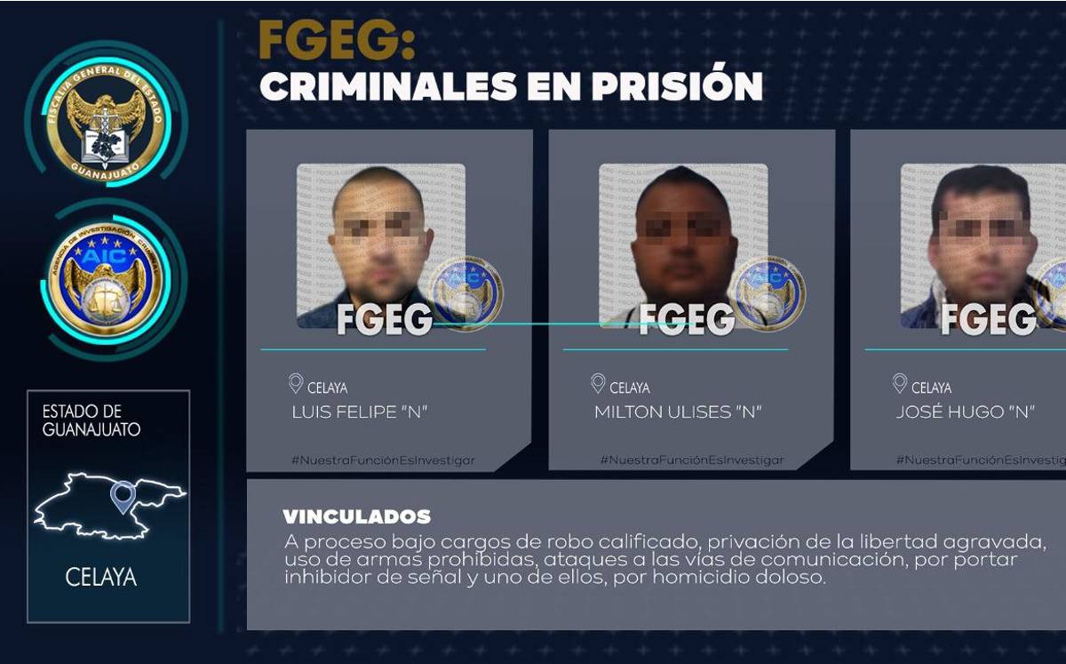 Los implicados privaron de su libertad a tres hombres sobre la carretera Comonfort- San Miguel de Allende