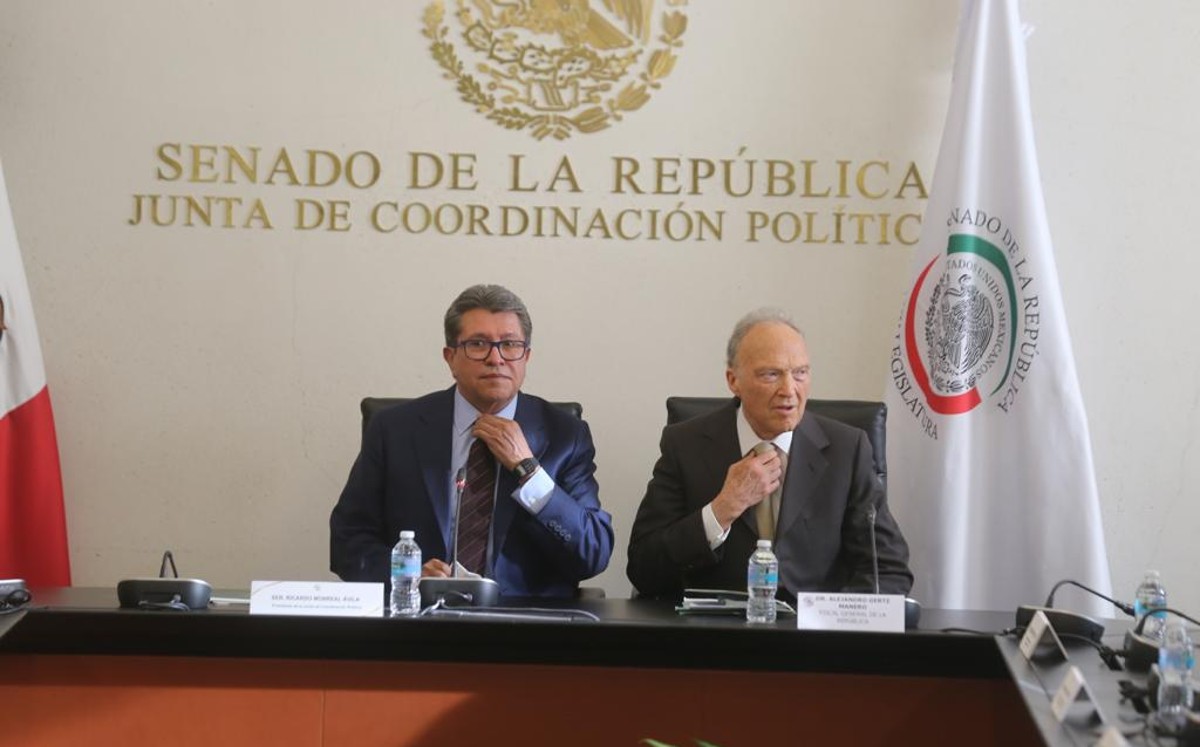 Monreal confirmó la llegada de Gertz al Senado. | Jorge Carballo