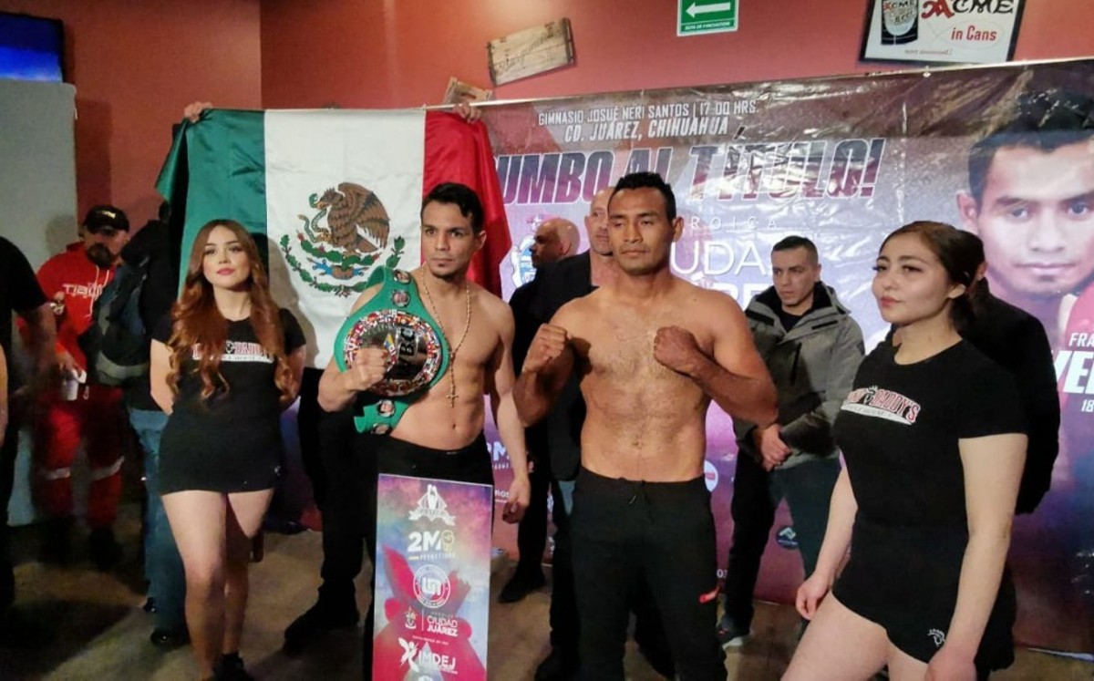 Chon Zepeda superó la báscula para enfrentar al Verdugo Pérez (Zanfer Box)