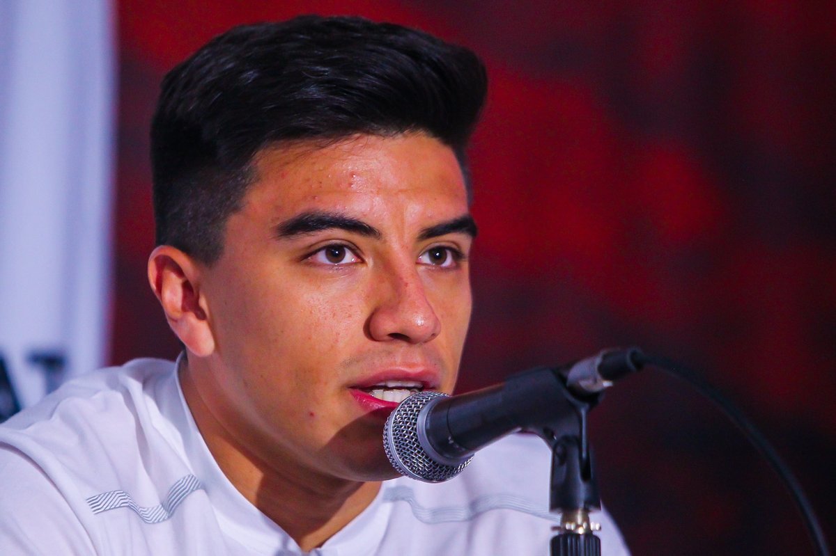 Fernando Beltrán en el Día de Medios previo al Atlas vs Chivas (cortesía)