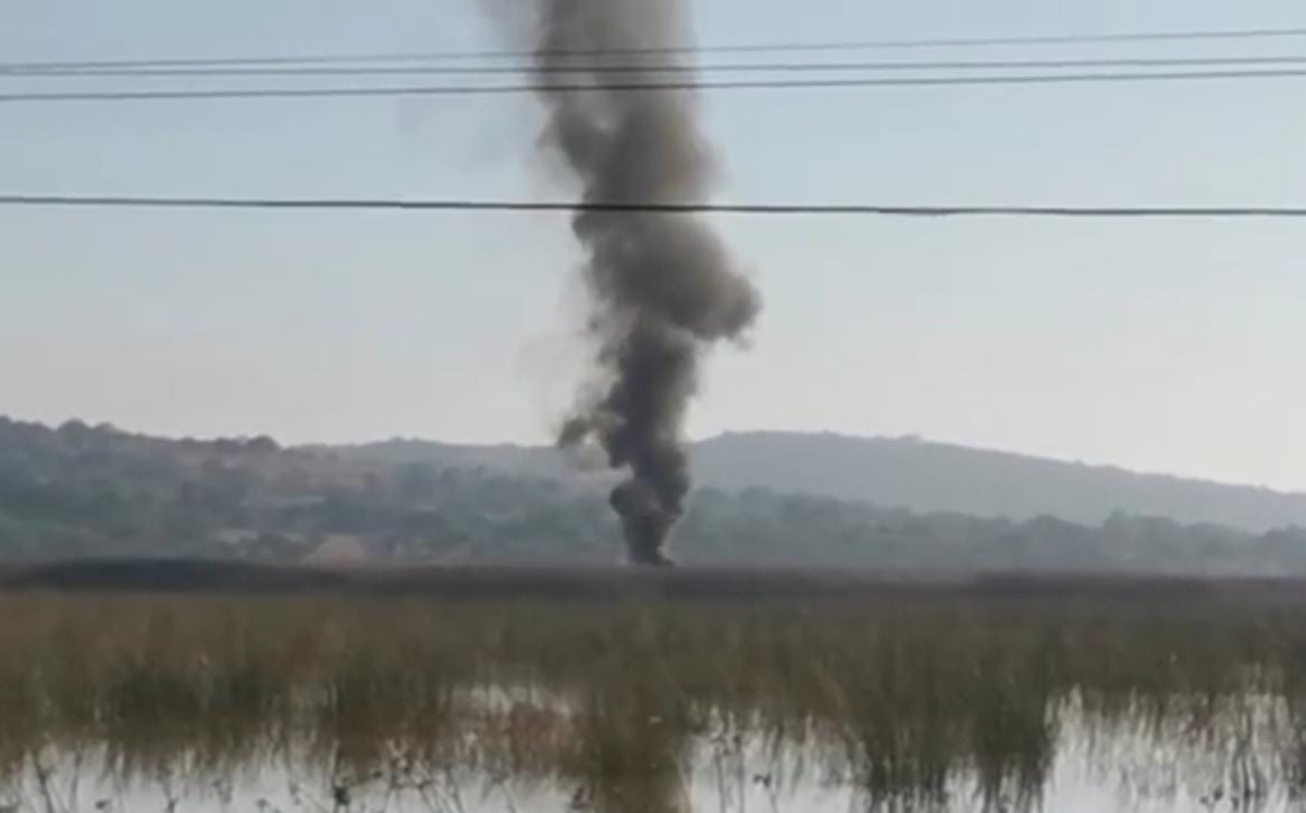 Las llamas por la explosión en Michoacán superaron los 15 metros de altura. | Especial