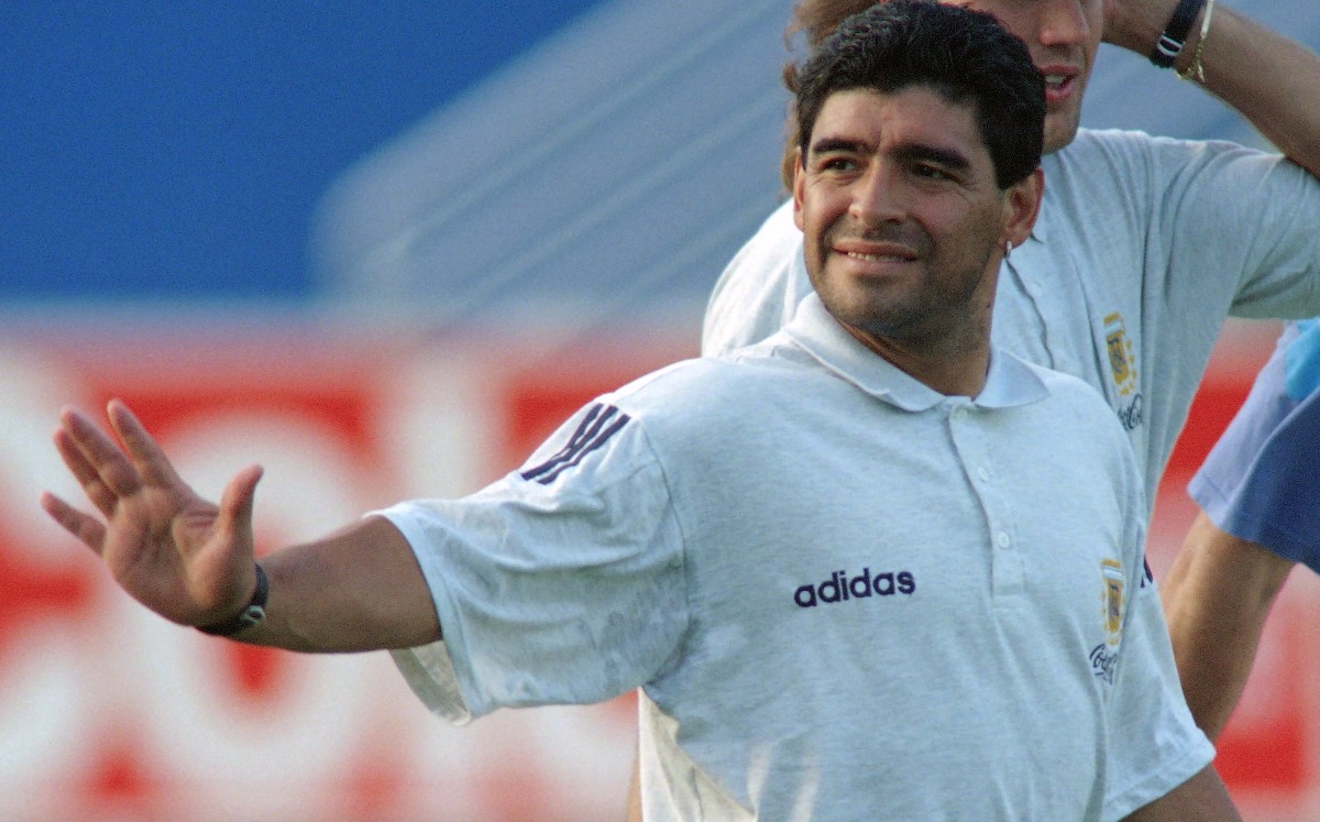 Maradona y su relación con la mafia italiana (AFP)