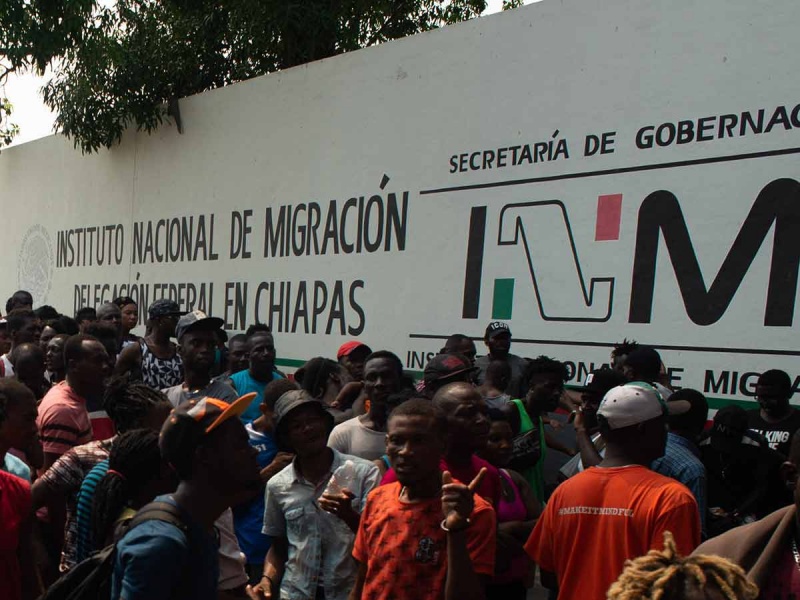 Migrantes en Chiapas. (Agencias)