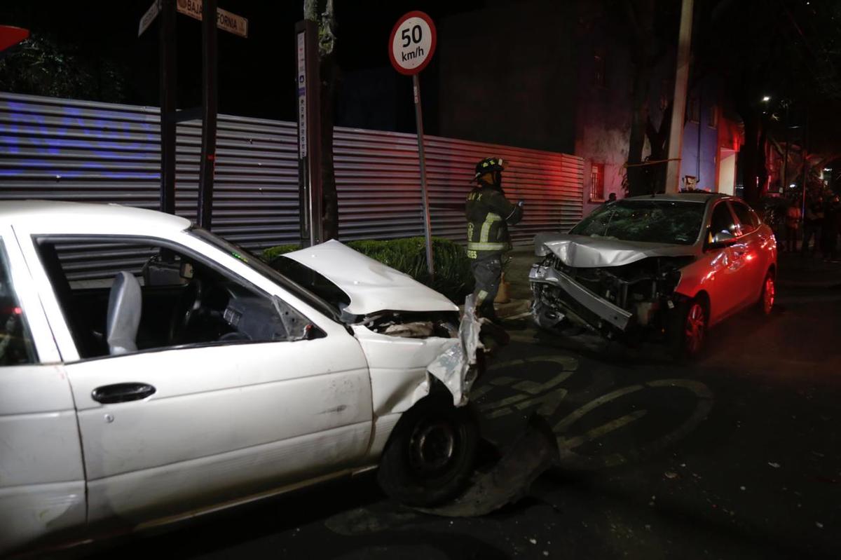 Choque múltiple en colonia Roma | Enrique Luna