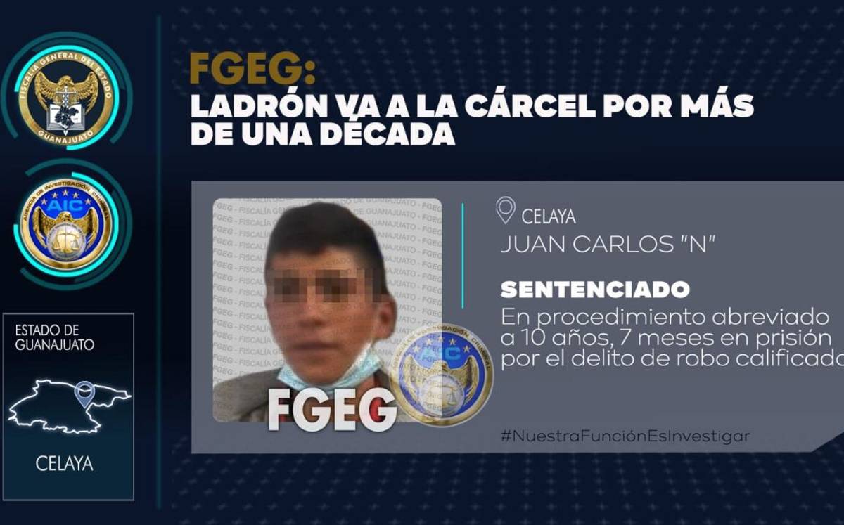 'El moreno' fue detenido en Celaya.-