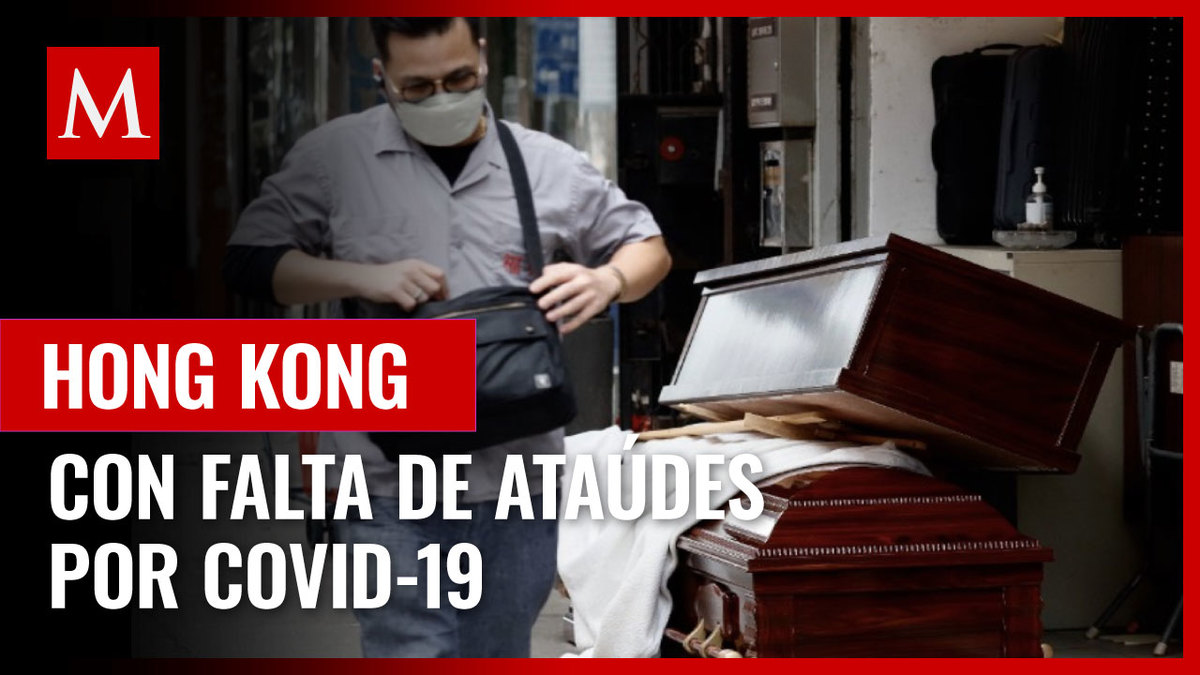 Hong Kong, con morgues desbordadas y falta de ataúdes por covid