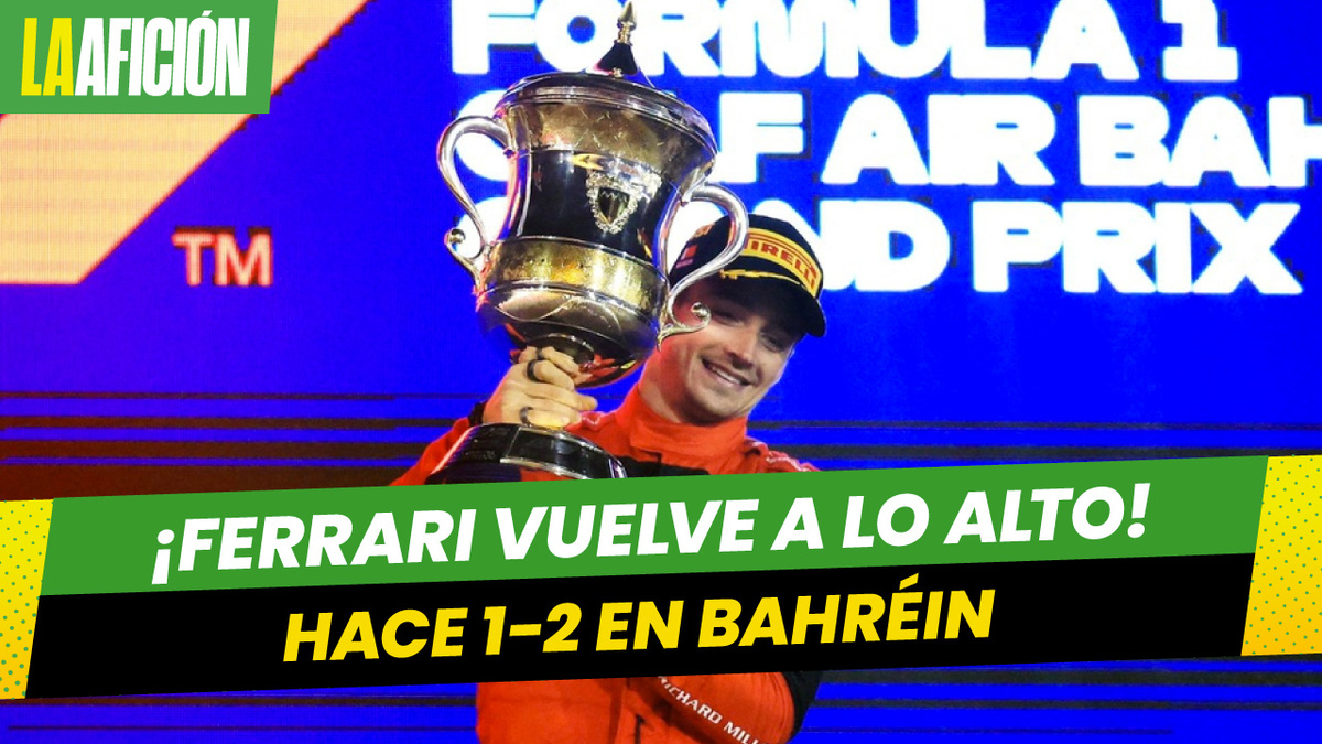 Charles Leclerc gana el GP de Bahréin; Ferrari hace 1-2 con Sainz