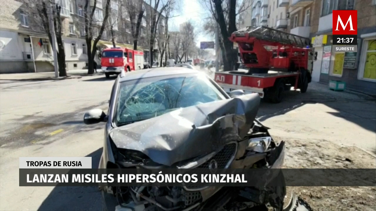Rusia ataca almacén de armas de Ucrania con misiles hipersónicos