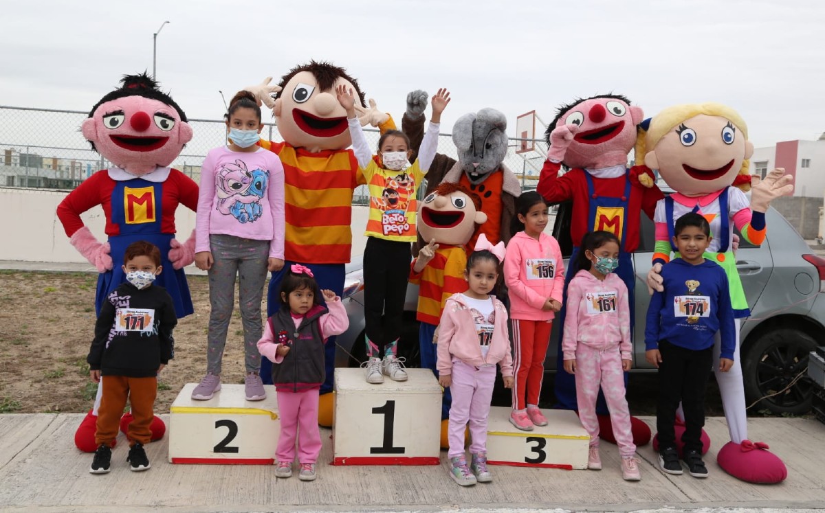 ¡Corren, juegan y bailan! Realizan jornada de recaudación para niños con cáncer en Madero