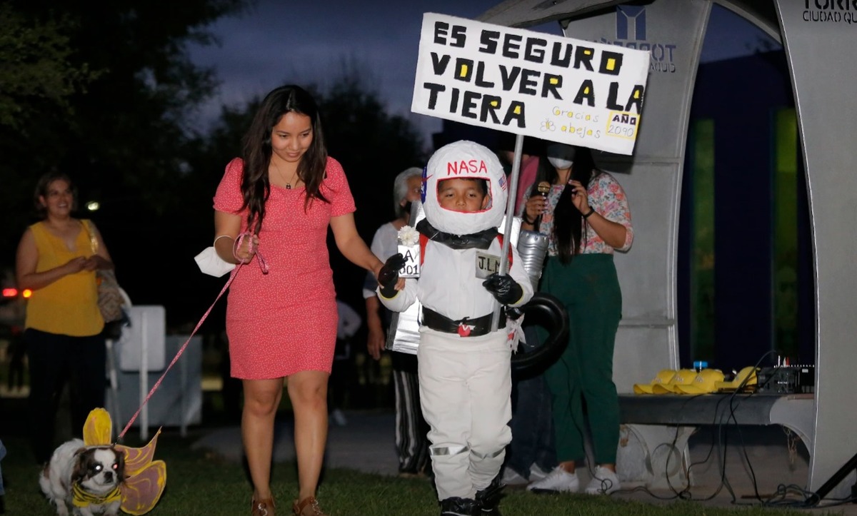 José Luis de 8 años se llevó el primer lugar en el concurso de disfraces | Mauricio Román