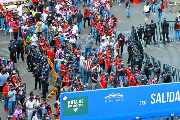 Seguridad en el ingreso con Fan ID, en un buen partido. Mexsport