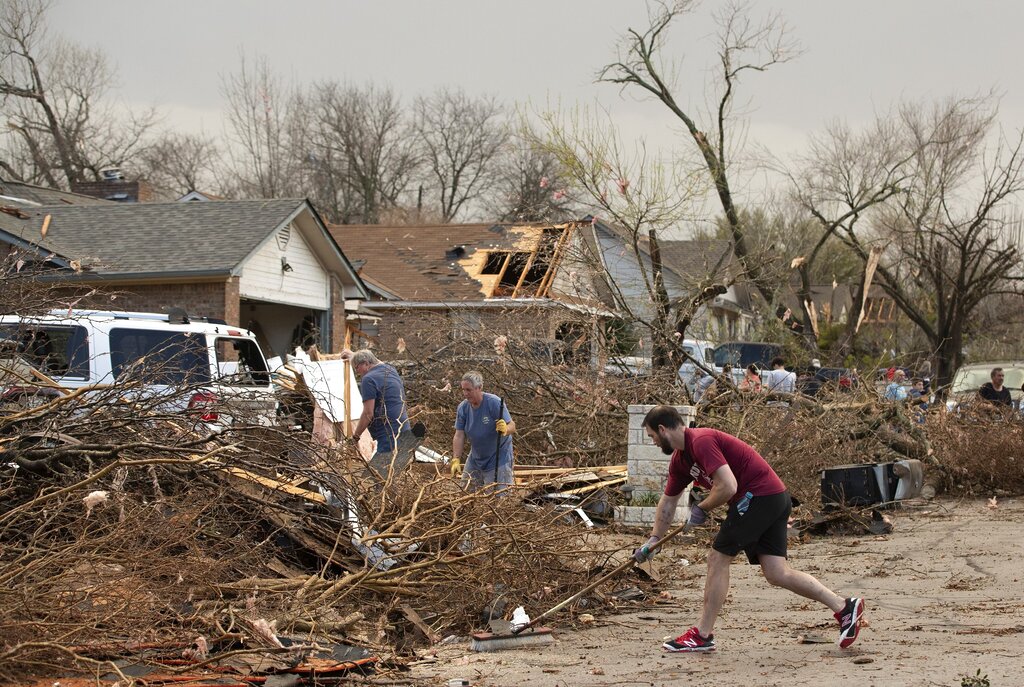 Previo al inicio de la primavera, se registra la temporada de tornados en el sur y centro de Estados Unidos. (AP)