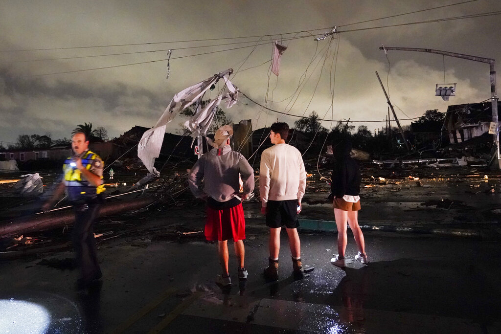 Los tornados han dejado afectaciones en el sur de Estados Unidos. (AP)