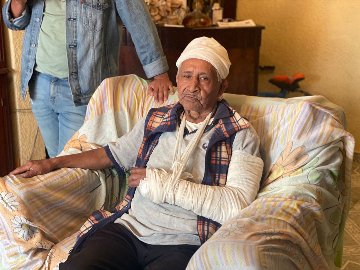 Don Juan Cruz, de 74 años (César García)